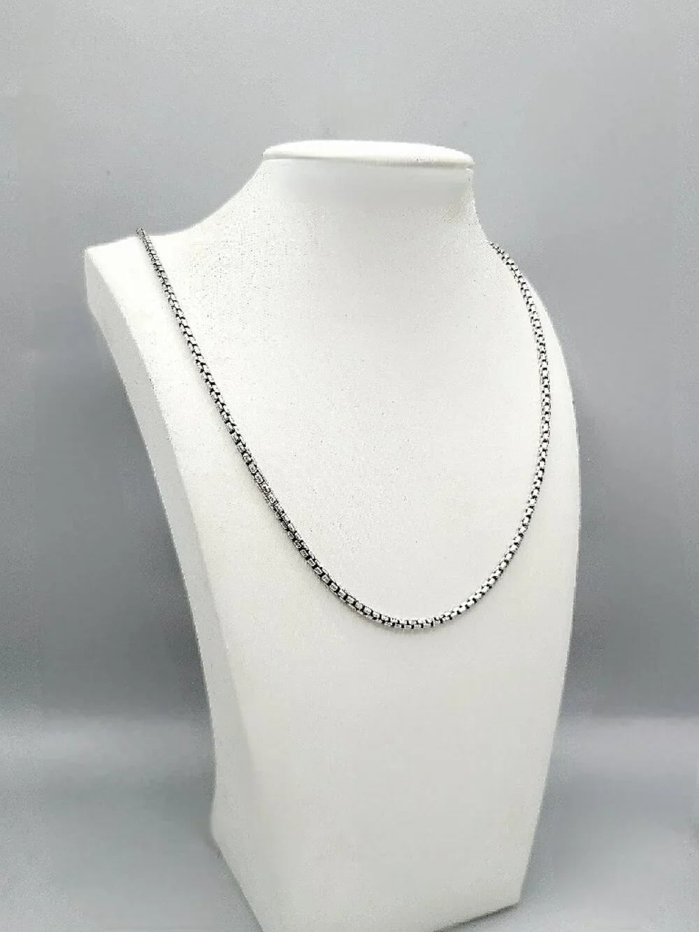 David Yurman Box Chain Necklace in Sterling Silver - 2.7mm - 20
